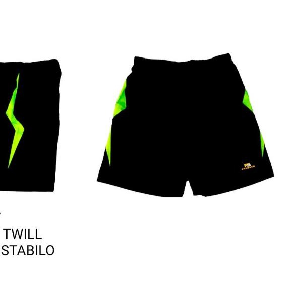 celana olahraga pendek frasser ctn 07 hitam stabilo mitra - M