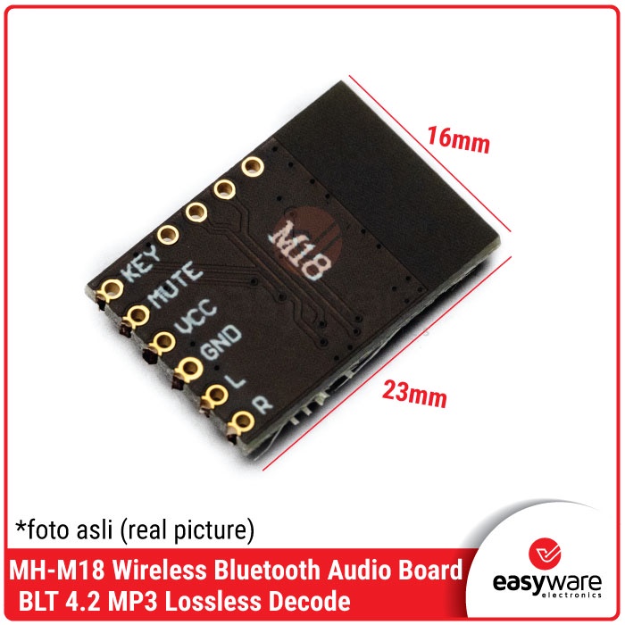 MH-M18 Wireless Bluetooth 4.2 Audio Receiver Board Module MP3 Lossless