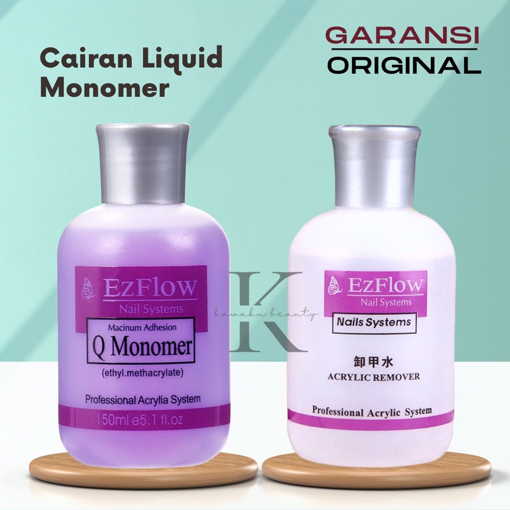 Acrylic Liquid Cairan Monomer Bubuk Akrilik Nail EZ Flow