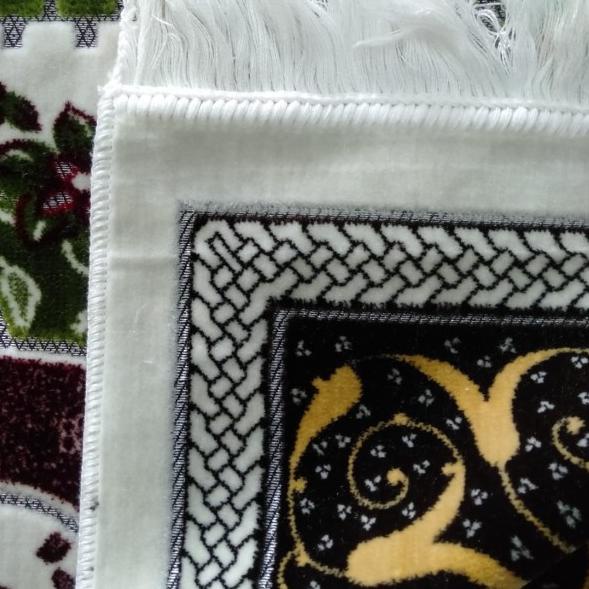 SAJADAH SAFATEX PUTIH TURKI - Biru