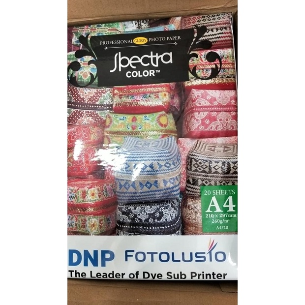 

kertas foto paper glossy 260 gram spectra