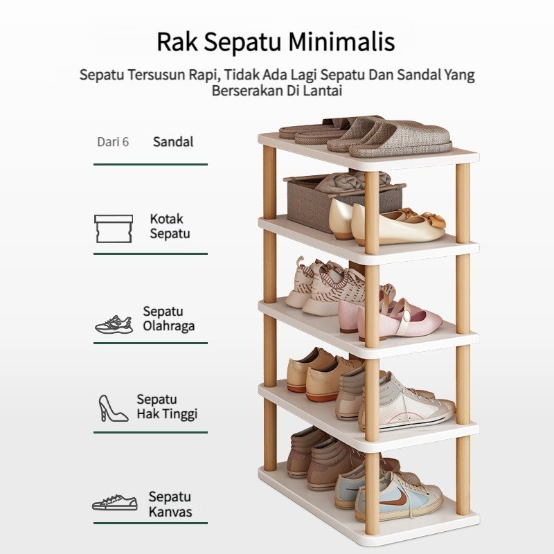 Highline Rak Sepatu Rak Buku Rak Serbaguna