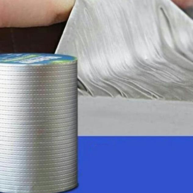 

Lakban Anti Bocor Alumunium foil Tape Perekat Super kuat 15 cm x 5 M