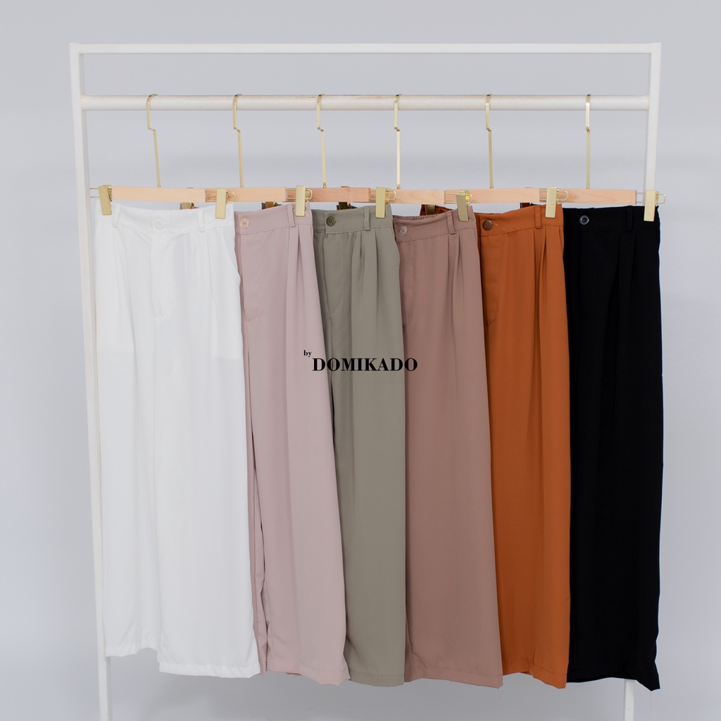 by Domikado | RENATA Loose Pants | Highwaist pants | Celana kulot wanita