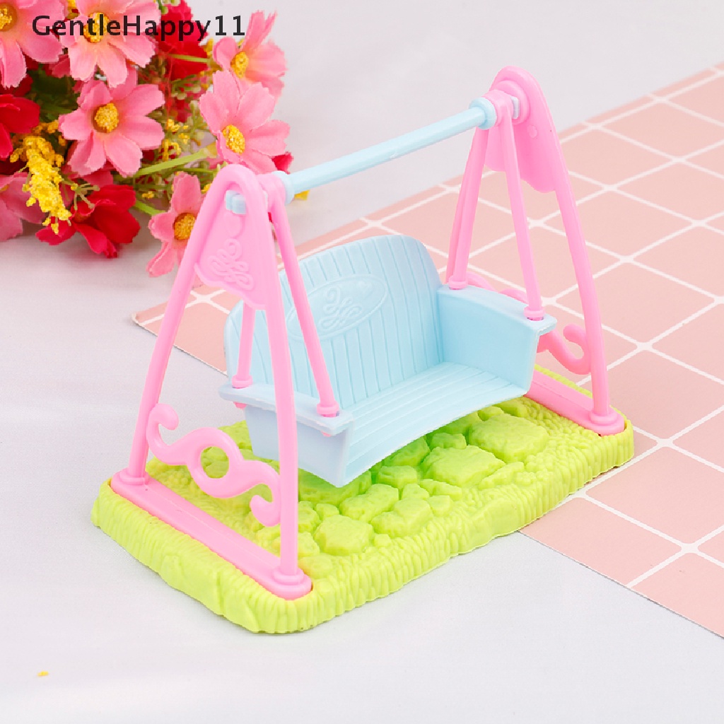 Gentlehappy Mainan Miniatur Ayunan Untuk Aksesoris Rumah Boneka