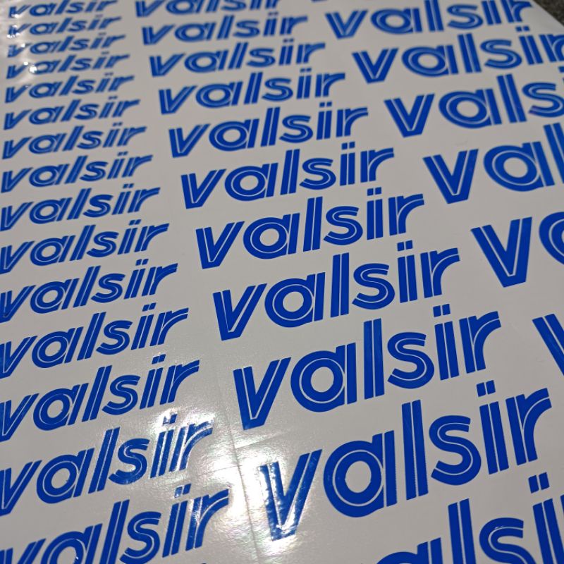 Sticker Valsir Siker Valsir Sticker Sponsor MotoGp