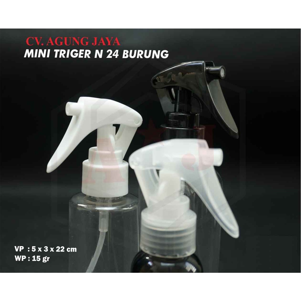 Mini Triger D 24 Burung / Triger Hitam / Triger Natural / Triger Putih / Triger Sprayer / Triger Bur