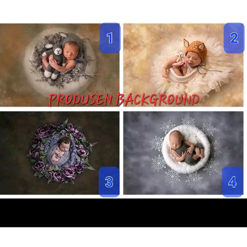 Pilih Kain Background Abstrak Alas Foto Bayi Newborn Baby Photography