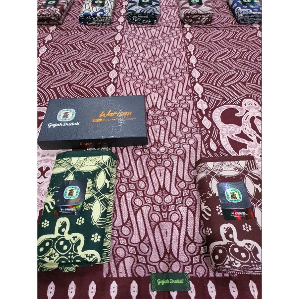 SARUNG GAJAH DUDUK BATIK WARISAN PURE PREMIUM COTTON (PPC)