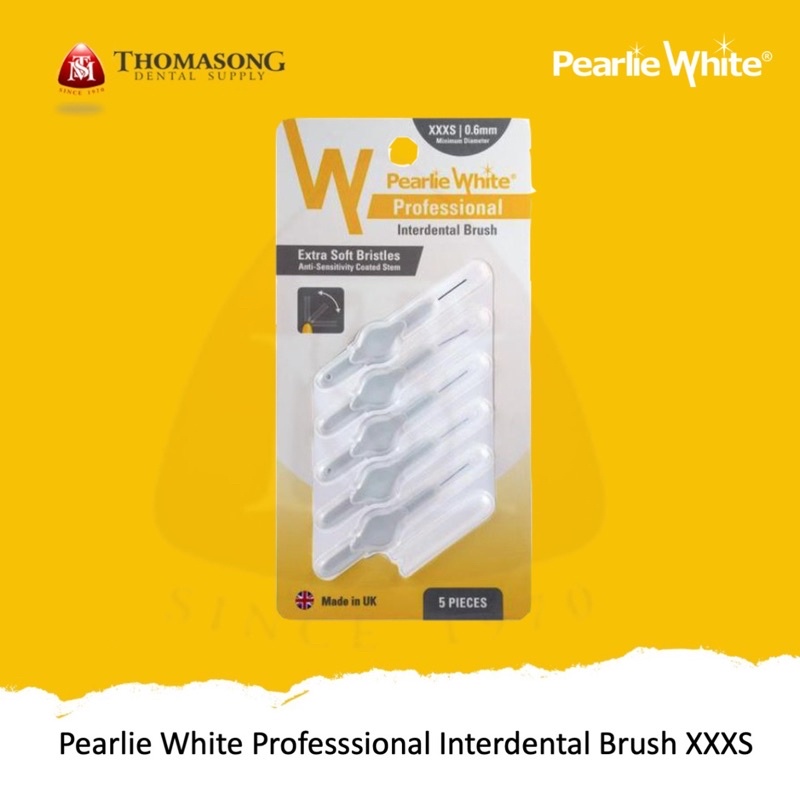 Pearlie White Professional Interdental Brush XXXS 0.6mm  Sikat Gigi Interdental