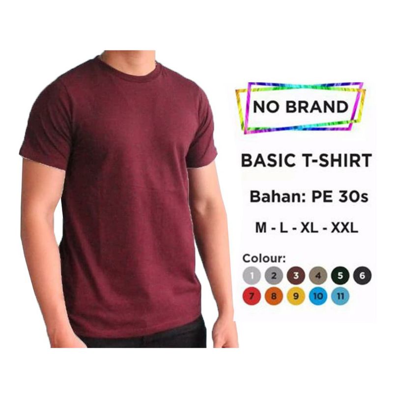 Kaos pendek polos