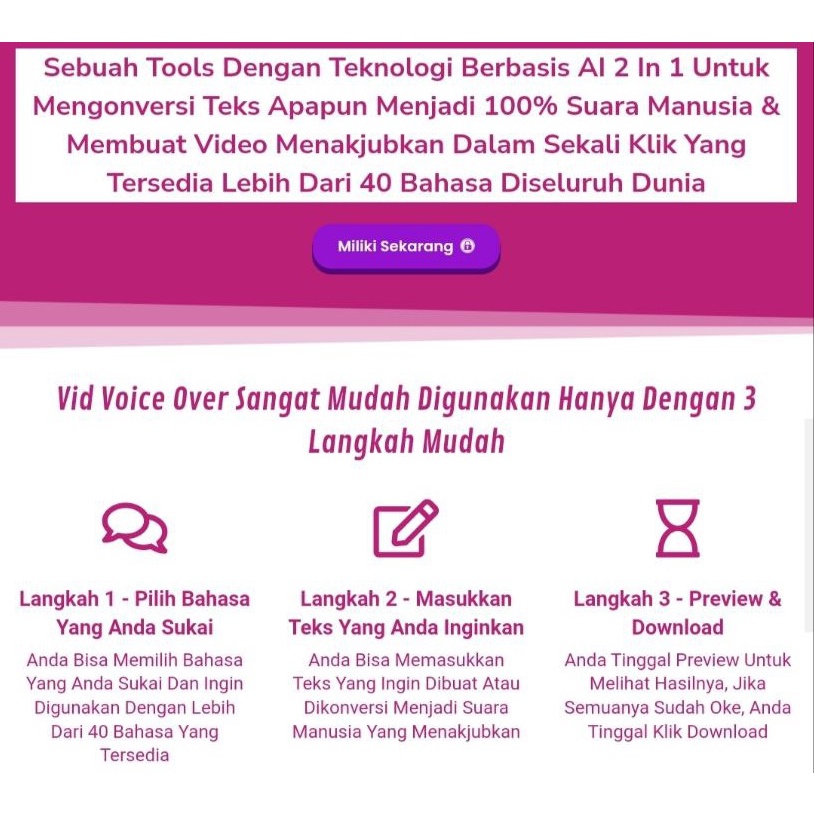 Voice Over Youtube Text To Speech Text To Speech Premium Text To Speech Bahasa Indonesia Text To Spe