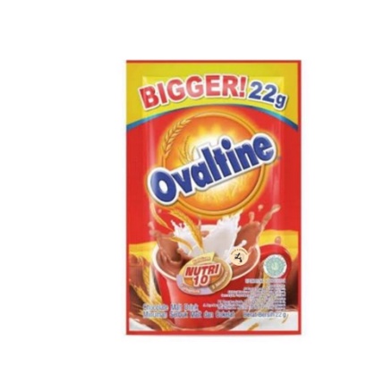 OVALTINE BIGGER SACHET 1 RENCENG ISI 10 PCS