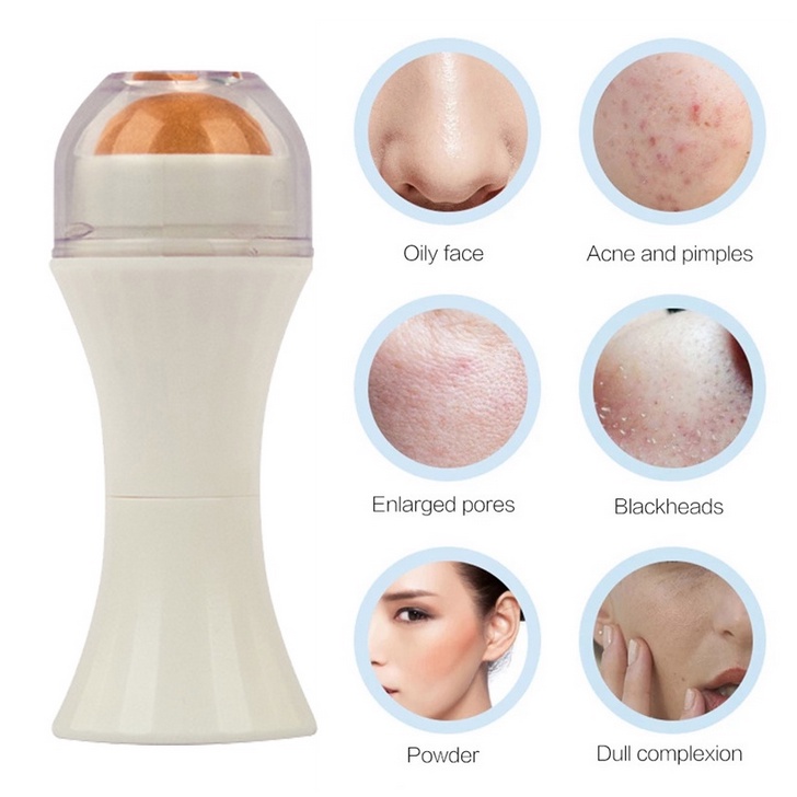 A253-A255 OIL CONTROL ROLLER minyak kertas wajah perawatan kecantikan berminyak make up kering rolling stone batu facial face absorbent pores remove pore oily menghilangkan menyerap penyerap