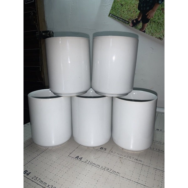 Mug coating polos lokal / mug sablon polos