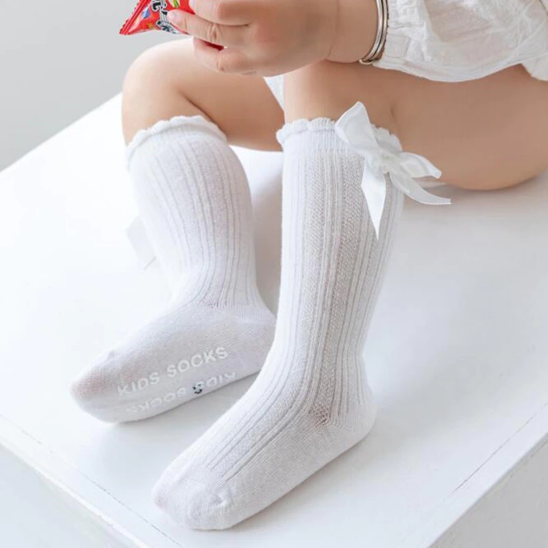 READY STOK - kaos kaki panjang anak perempuan model PITA cantik / kaos kaki lucu anak