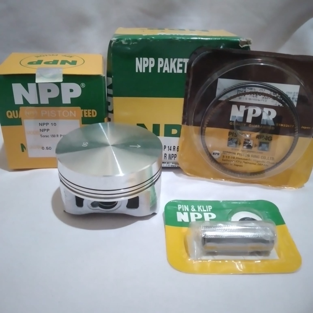 SEHER KIT PISTON KIT SONIC 150 RUBAHAN MENTAHAN PEN 14 DIAMETER 65.5, 66, 66.5, 67, 67.5 NPP