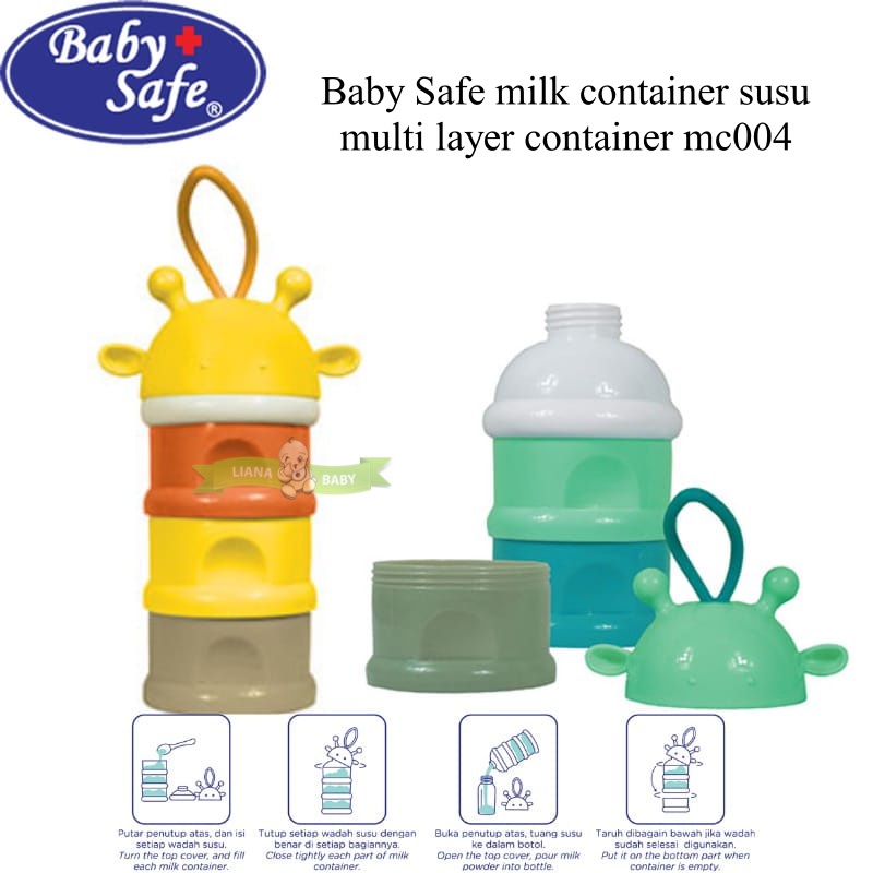 BOSU391 BABY SAFE MILK CONTAINER SUSU MULTI LAYER CONTAINER MC004