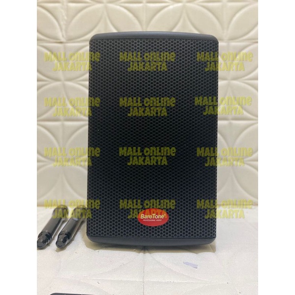 speaker aktif portable baretone 10 inch max10he bluetooth speker aktiv portabel max 10he mic wireles