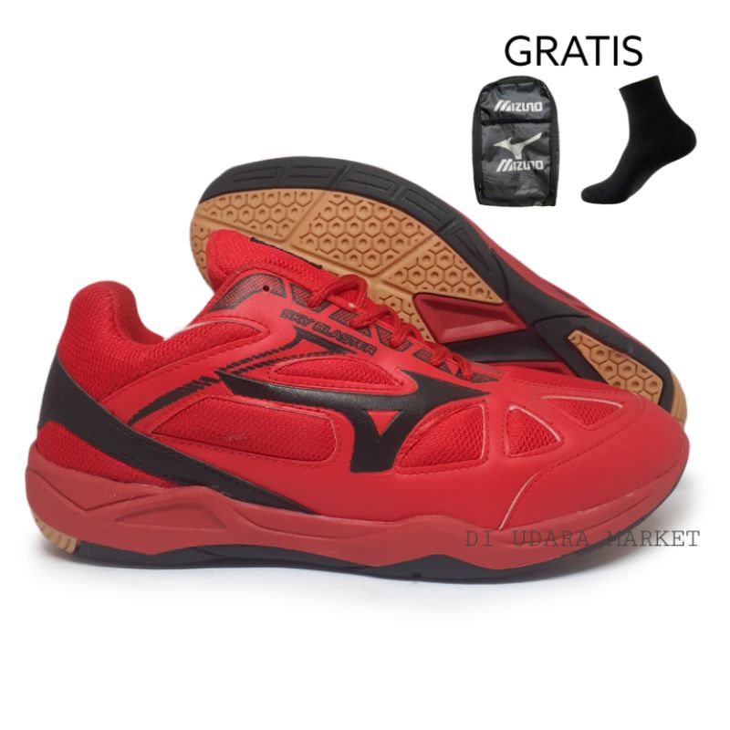 Sepatu Badminton Mizuno Sky Blaster / Sepatu Bulutangkis Pria Dan Wanita Outsole Karet