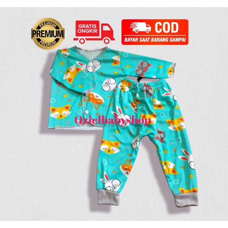 Grosir !! Stelan panjang bayi full printing motif animal SNI