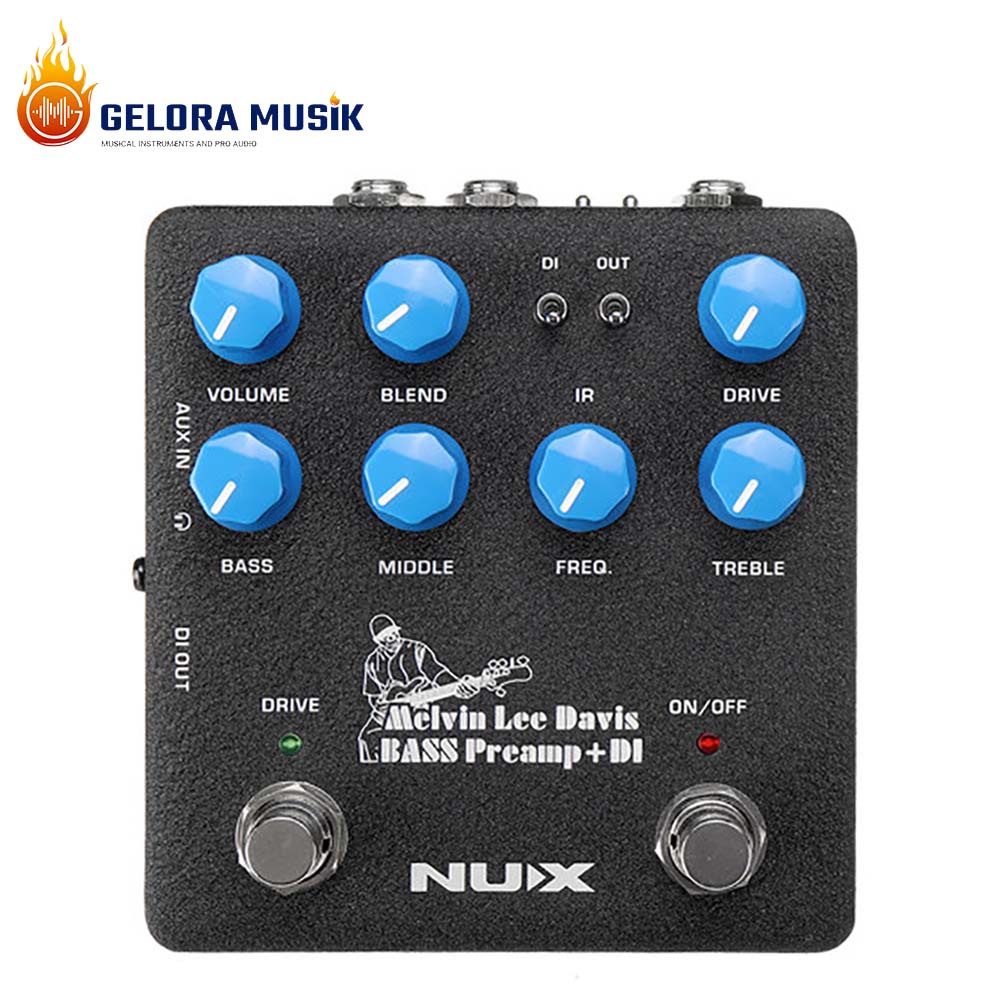 Efek Bass Nux Melvin Lee Davis -Bass Pre Amp + DI NBP-5