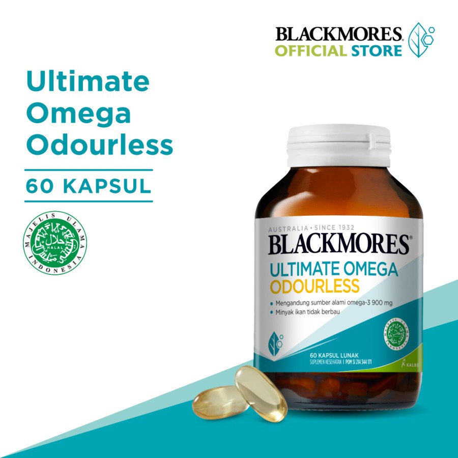 Blackmores Ultimate Omega Odourless 60 Softgels