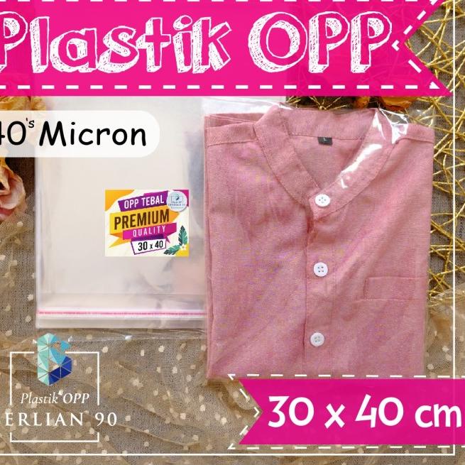 

Plastik Opp Lem 30X40 Cm Tebal 40 Micron / Plastik Opp Seal Premium - 30x40-40s