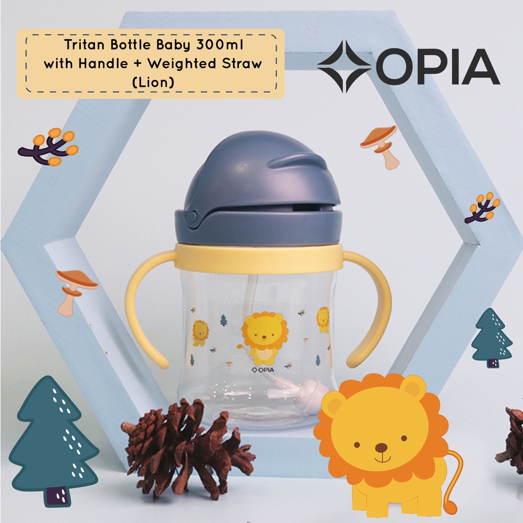 Opia Tritan Bottle Baby 350ml - Botol Bayi BPA Free