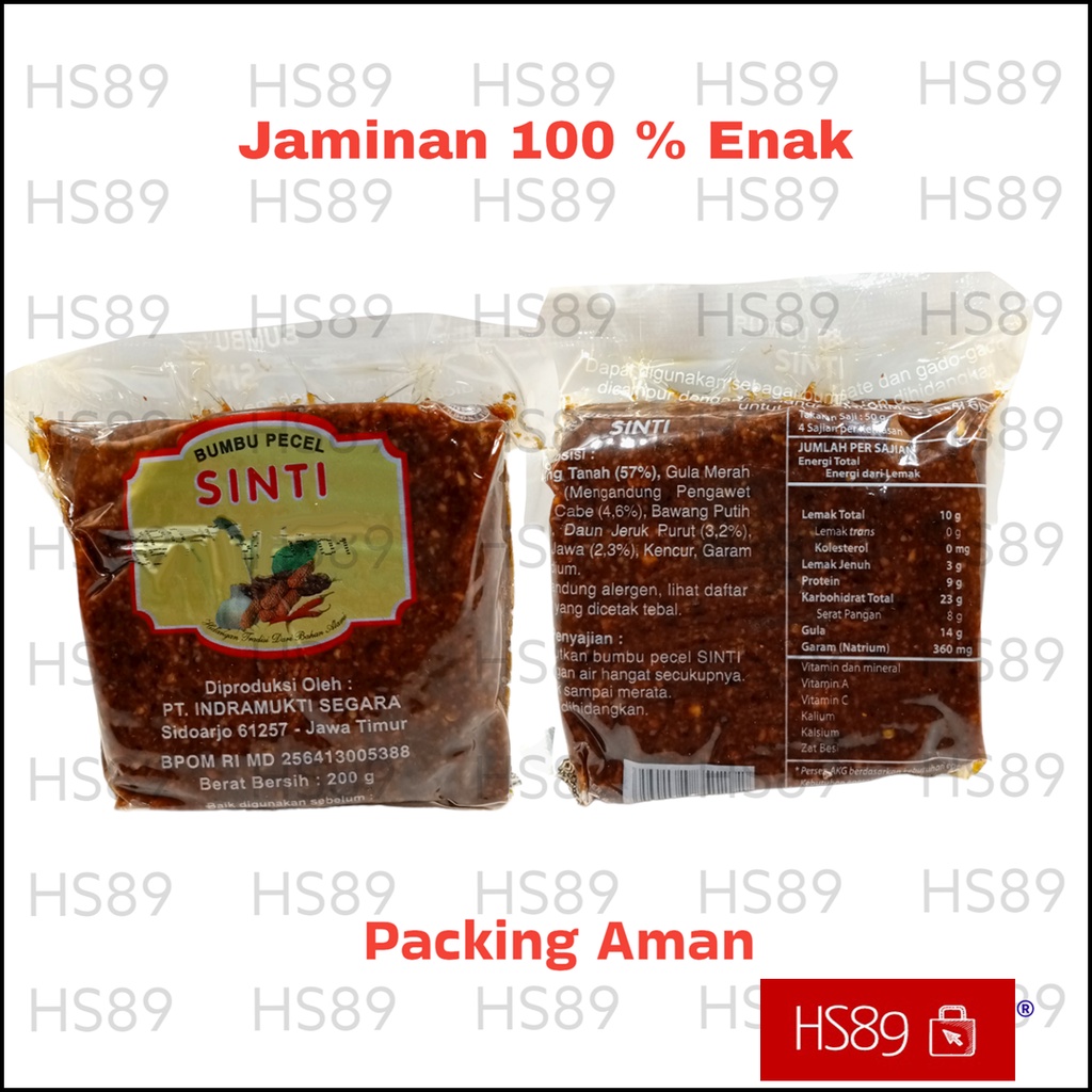 

Sambel Pecel Cap SINTI 200gr / Bumbu Pecel SINTI