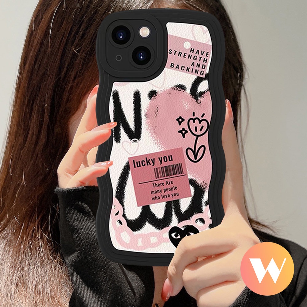 Soft Case Motif Graffiti Hati Bunga Untuk Samsung A50 A53 A12 A13 A23 A11 A32 A03 A52 A31 A51 A50s A03s A33 A20 A21s A04s A20s A22 A30 A52s A02