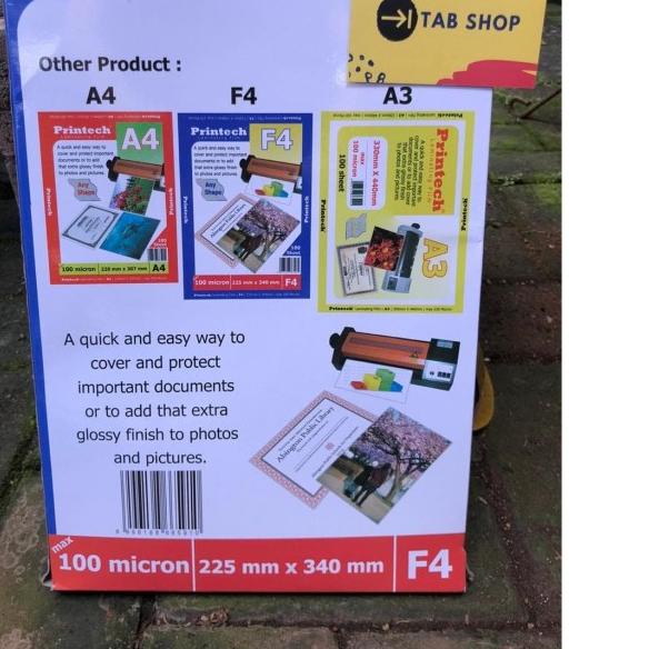 

PRINTECH LAMINATING F4