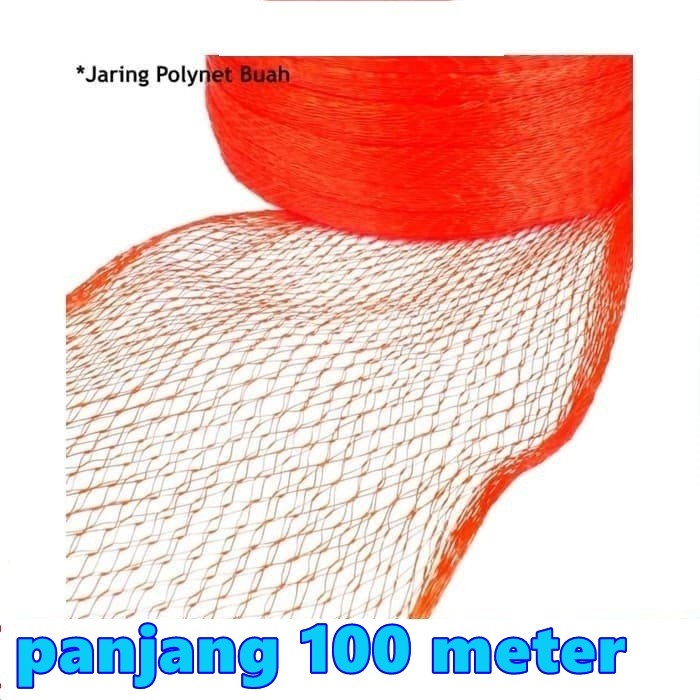 

Jaring Buah Pembungkus Sayur Parcel Polynet panjang 100 meter