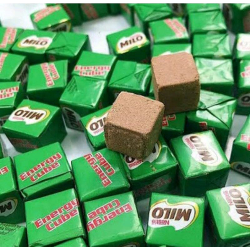 nestle milo energy cube original import / permen coklat milo 100 pcs