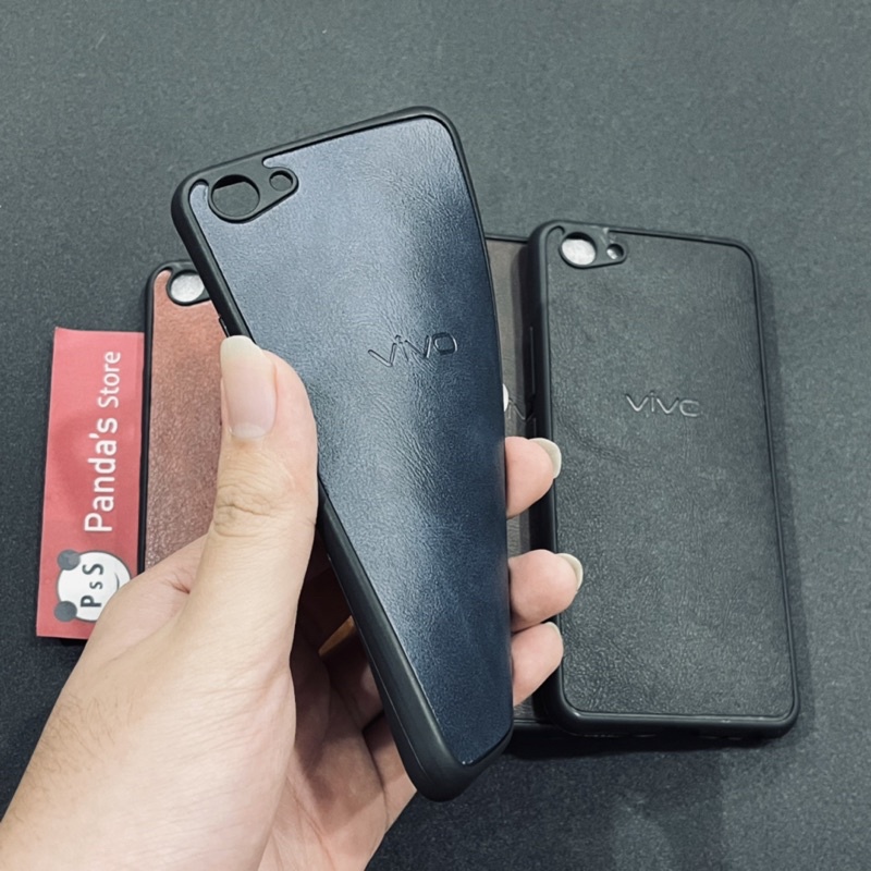 Leather Case Vivo Y71 Softcase Kulit Elegan Casing Slim Fit