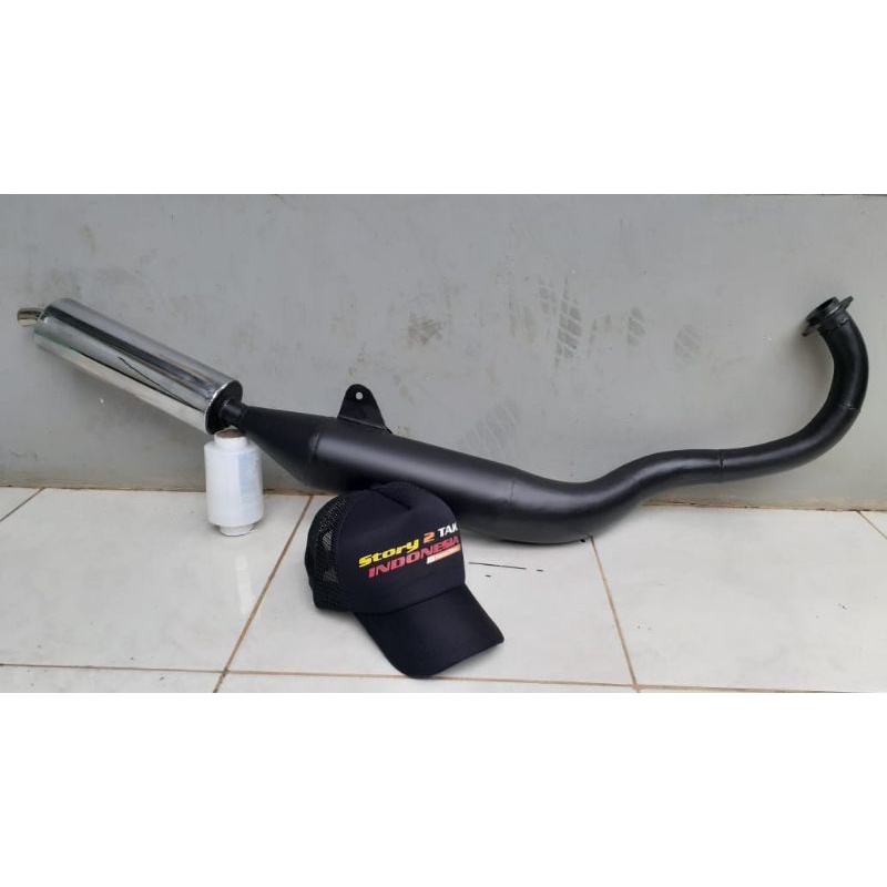 Jual Kenalpot Knalpot Standar Racing Spek Pro Untuk Rxz Rzr Cc Lokal Produk Material Plat