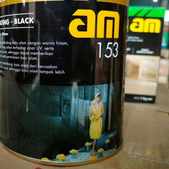 Coating Batu Alam AM 153 Black Glossy