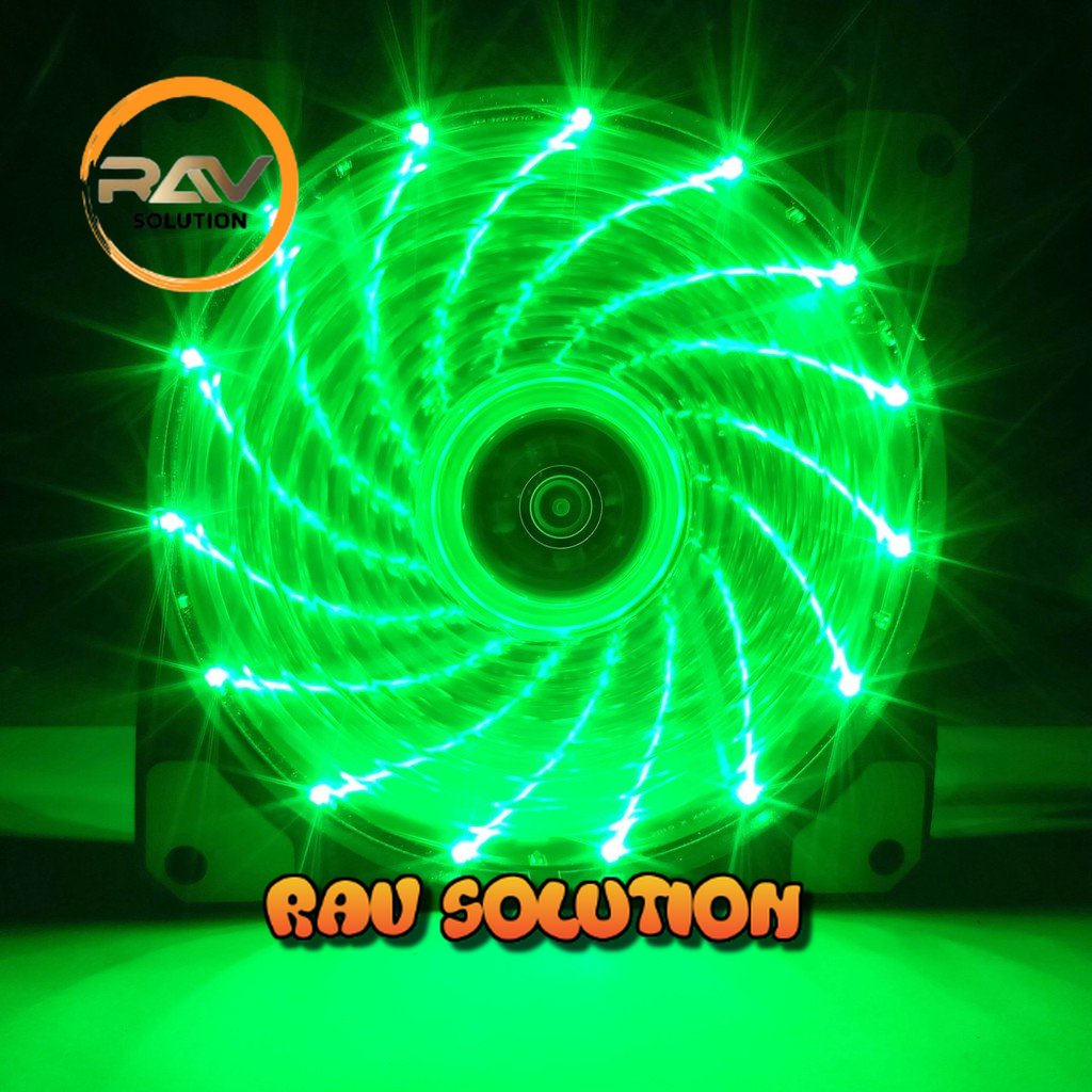 FAN CASING 12CM WITH LED / FAN CASE 12 CM COLORS LAMPU