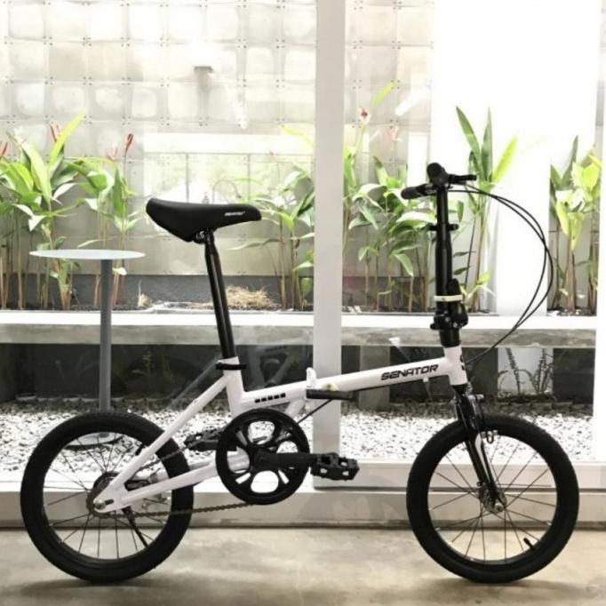 SEPEDA LIPAT 16 INCH SENATOR FOLDING BIKE - 1 SPEED ERGT64616E
