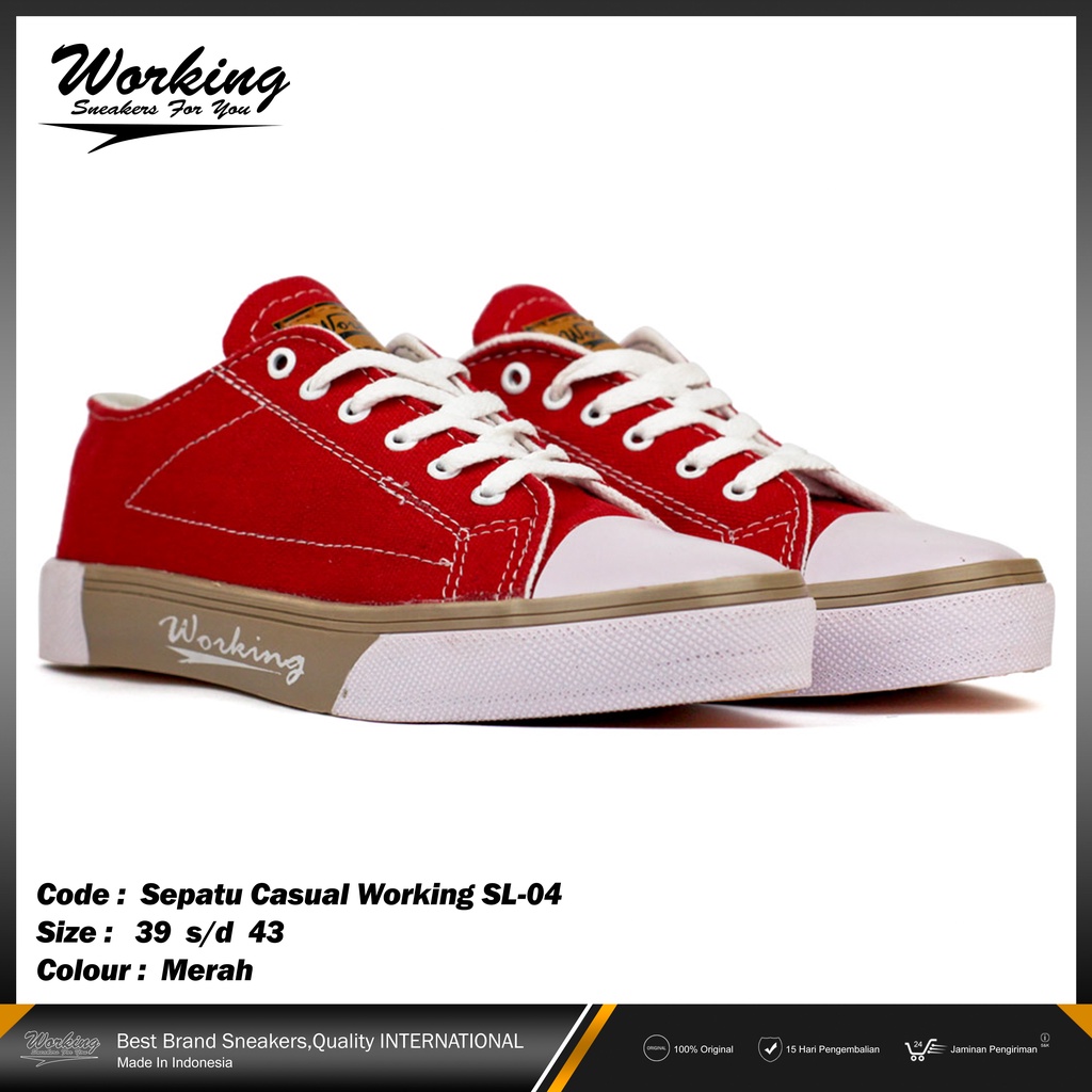 Working Sneakers For You Sepatu Kanvas Pria SL-04