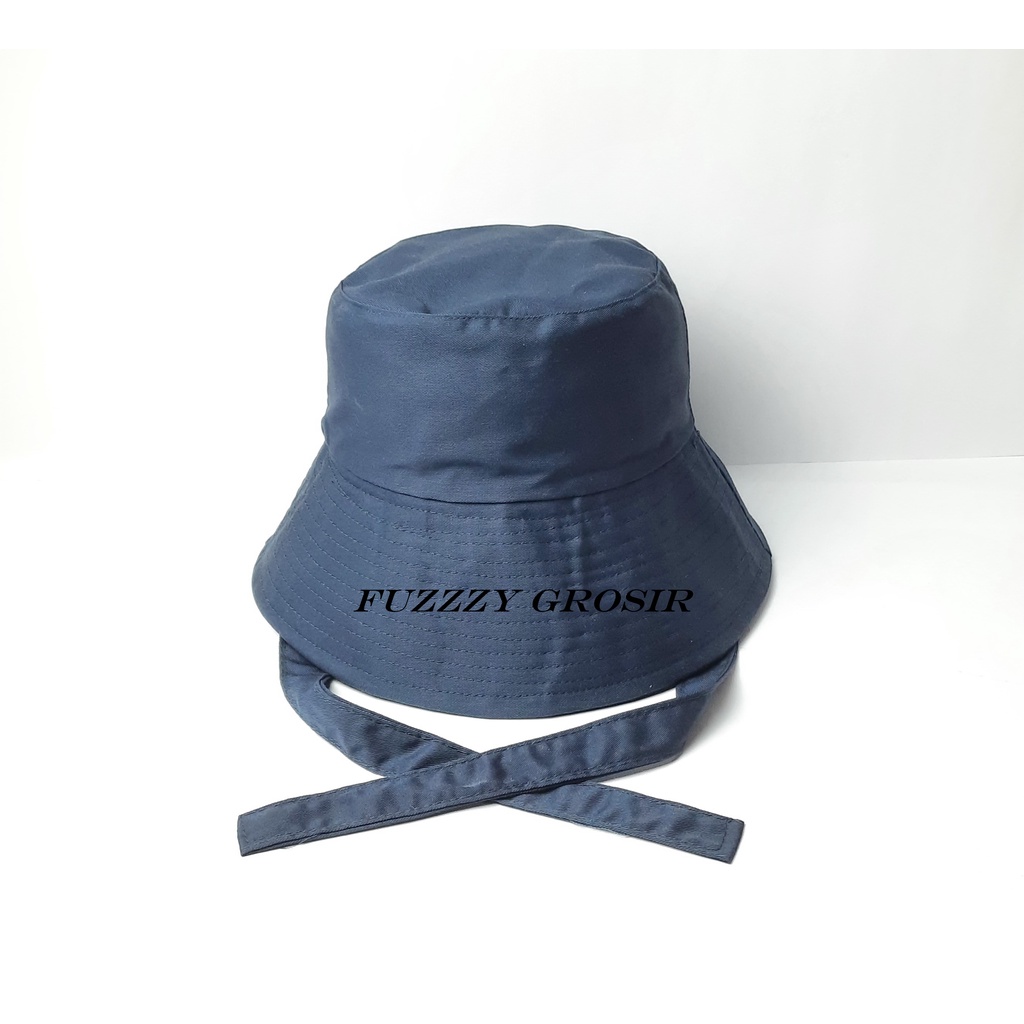 Topi Wide Bucket Hijab Polos Ala Selebgram Fashion Korean