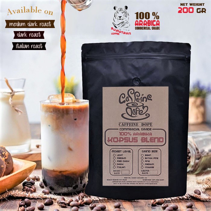 

Kopi Susu Espresso Blend 100% Arabika 200 Gram