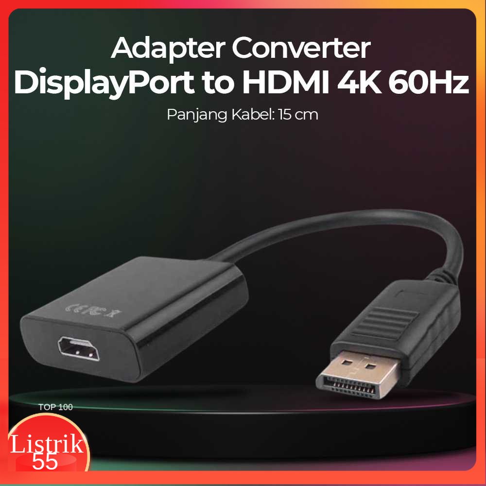 FSU Adapter Converter DisplayPort to HDMI 4K 60Hz - 8046