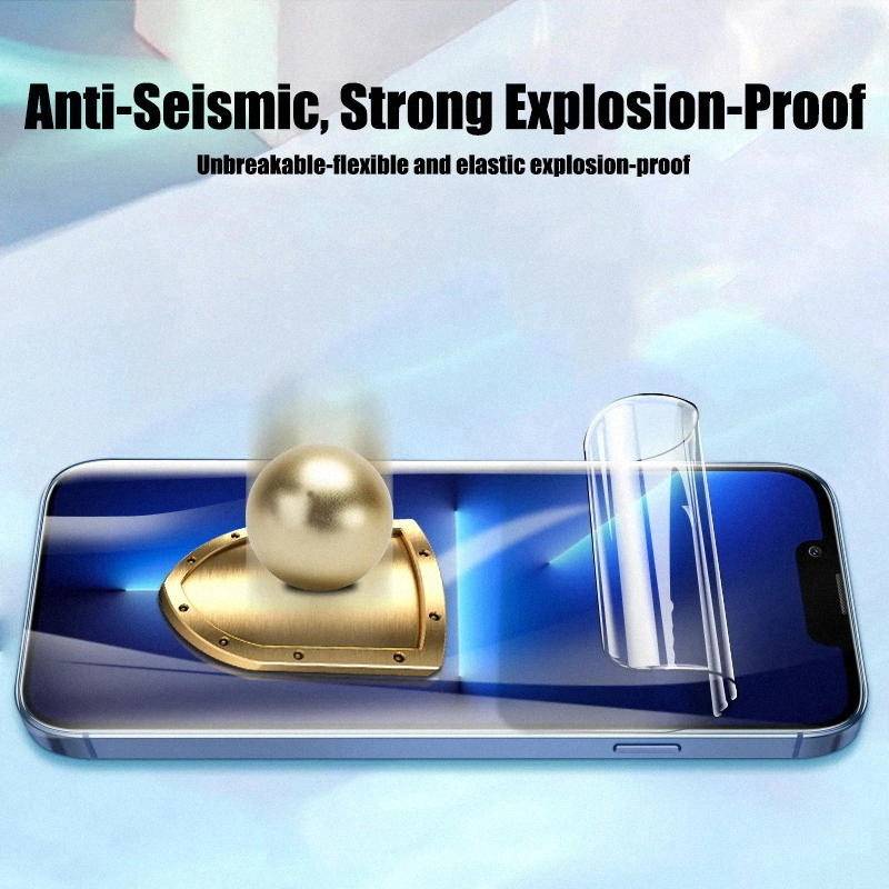 2pcs Film Hydrogel Pelindung Layar Untuk iPhone 14 13 12 11 Pro Max Mini Plus 6 6s 7 8 Plus SE X Xs Max 2020 2022