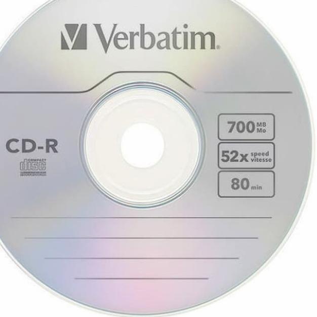 CD-R Verbatim #43787 CD Blank CD Kosong Kepingan 50pcs