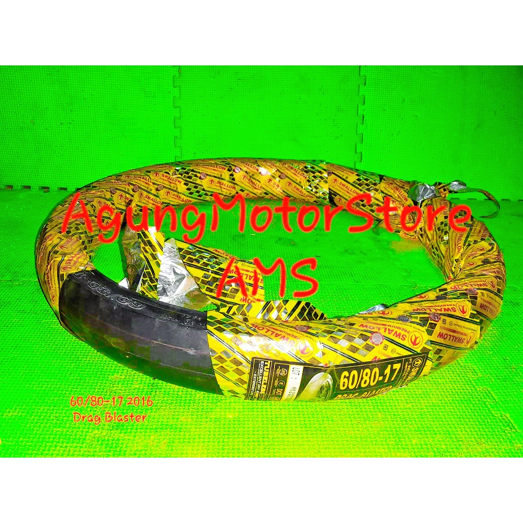 BAN LUAR TUBELESS 60/80 RING 17 SWALLOW DRAG BLASTER