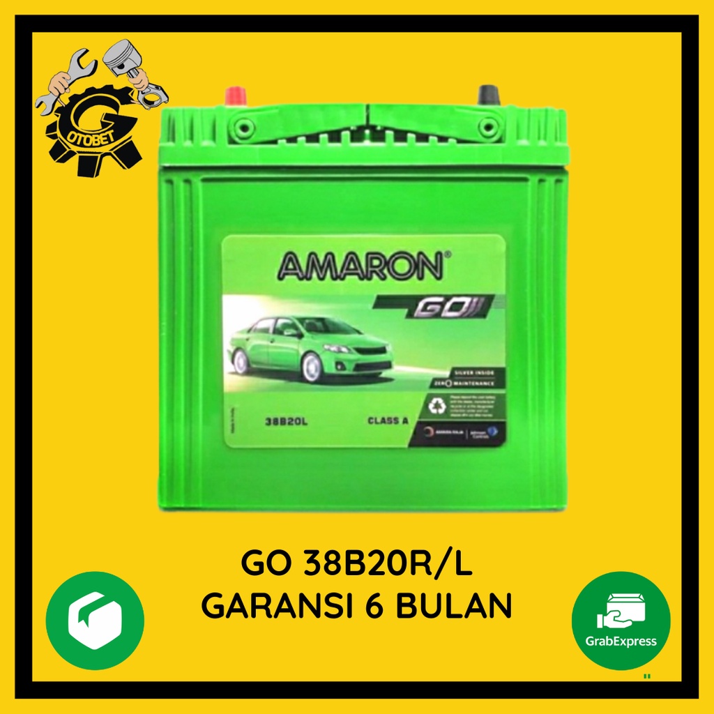 Jual Aki Mobil Honda New Jazz Amaron GO NS40ZL / 38B20L Aki Kering 12v