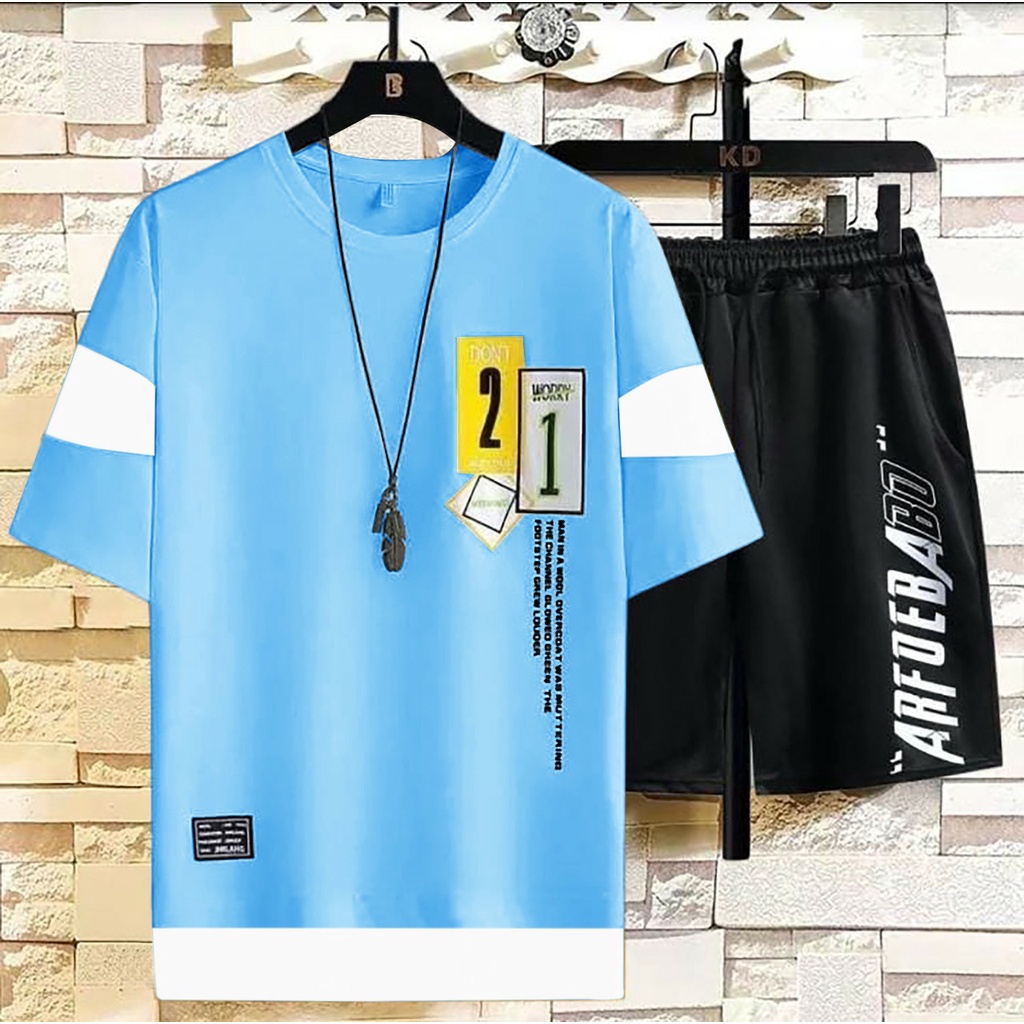 BISA COD/JHOSE/STELAN 21/SET BAJU SAMA CELANA/UNISEX