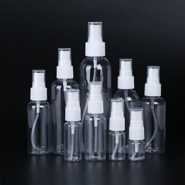 Botol Spray 30ml 50ml 75ml 100ml Wadah kosong isi ulang sprey kispray botol sanitizer /Botol Spraybotol plastik kosong spray botol jkrt