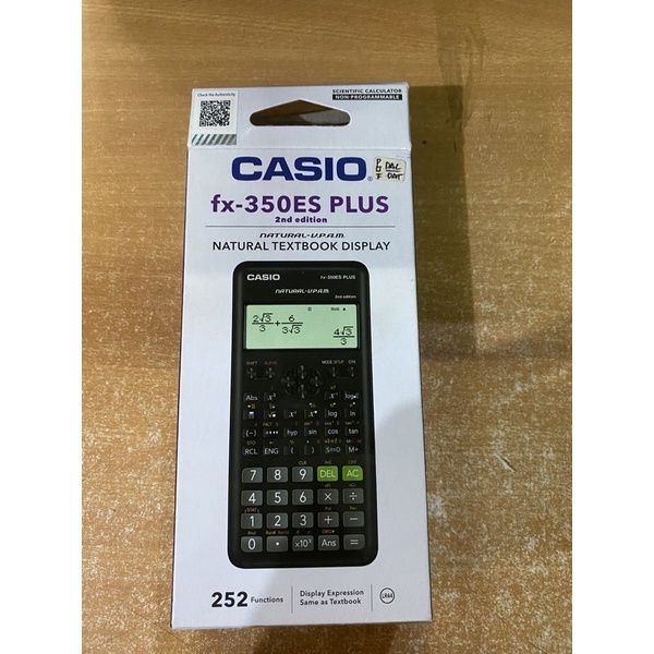 

Kalkulator/Calculator Scientific Sin-Cos Casio FX 350 Es Plus Original